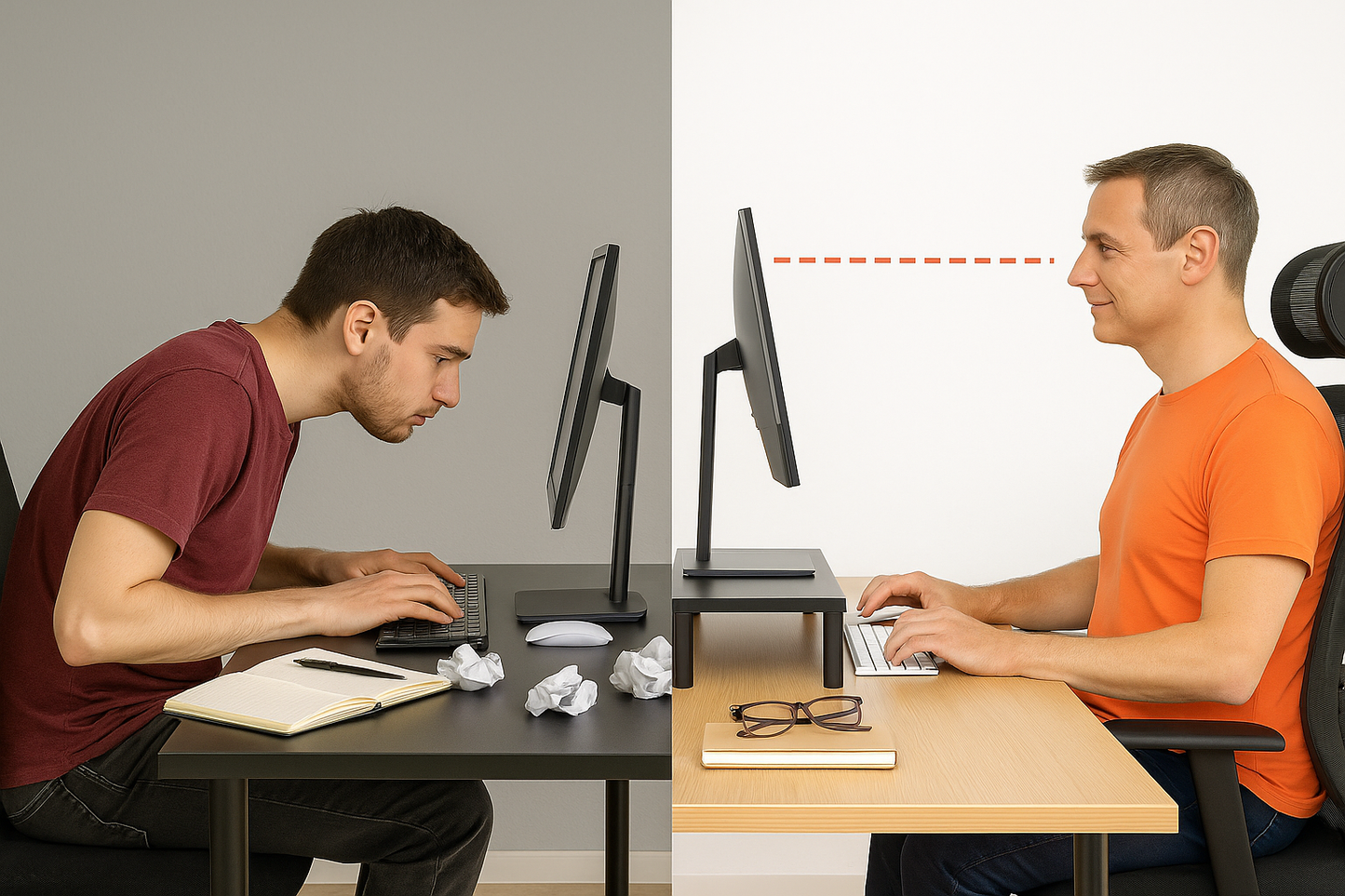 Veloria™ DeskRise – Ergonomiskt skärmställ med smart förvaring