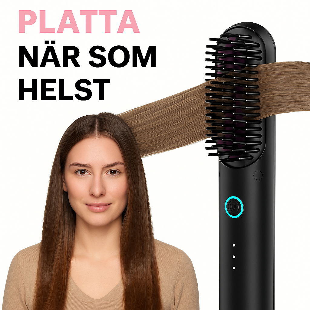 Veloria™ portabla värmeborsten