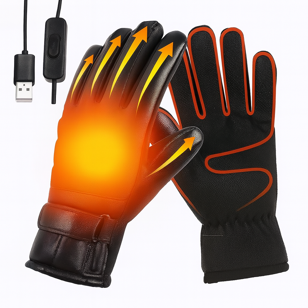 Veloria™ USB‑Värmehandskar – Allt‑i‑ett‑värme för kalla dagar