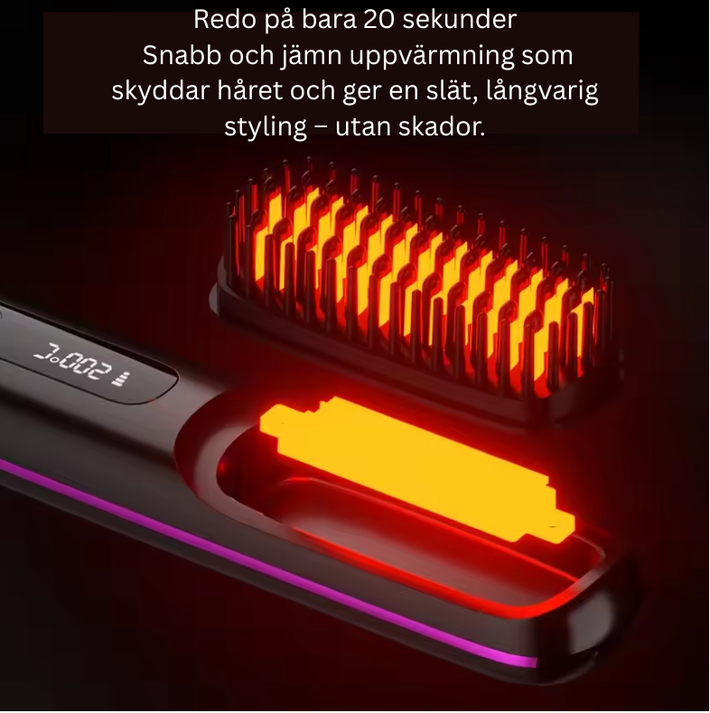 Veloria™ portabla värmeborsten