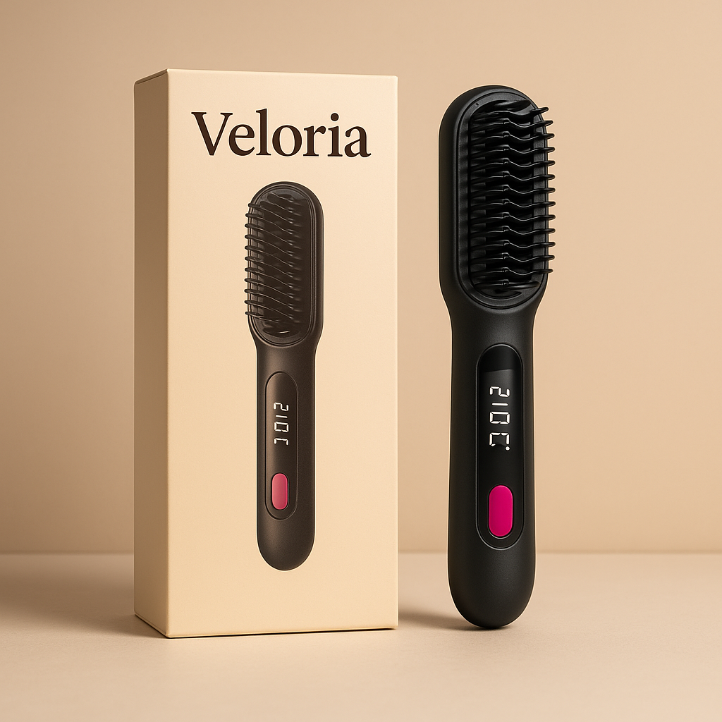 Veloria™ portabla värmeborsten